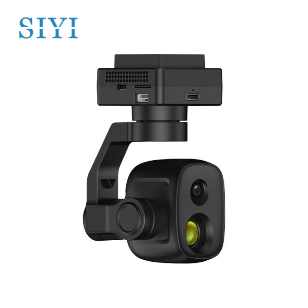 SIYI ZT6 Mini 3-Achsen Optische Doppels ensoren 4K 8MP 6x Digital Gimbal Kunststoff Wärme bild temperatur messung für